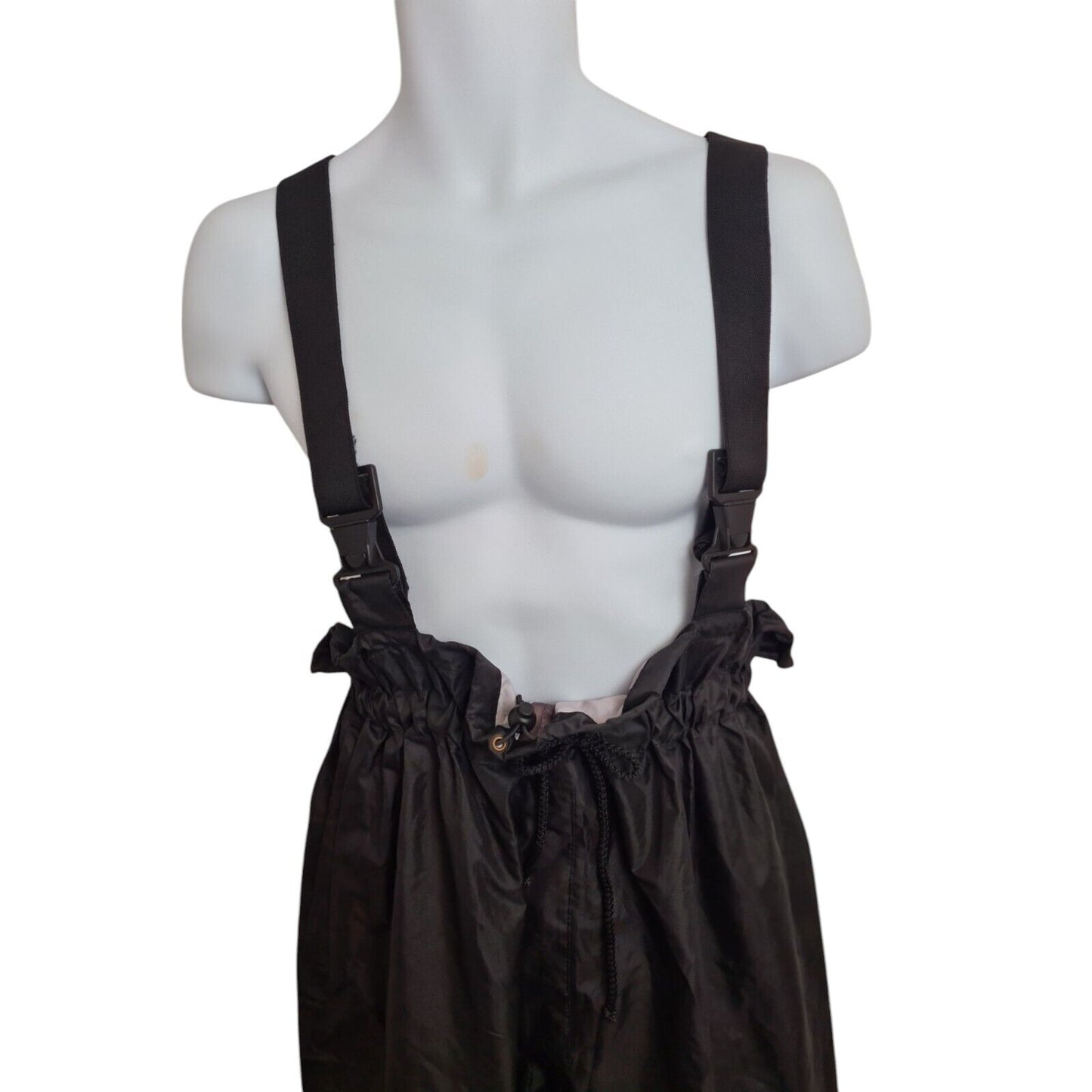 Yaffy Waterproof Overtrousers Bib and Braces Black Trousers Workwear Salopettes