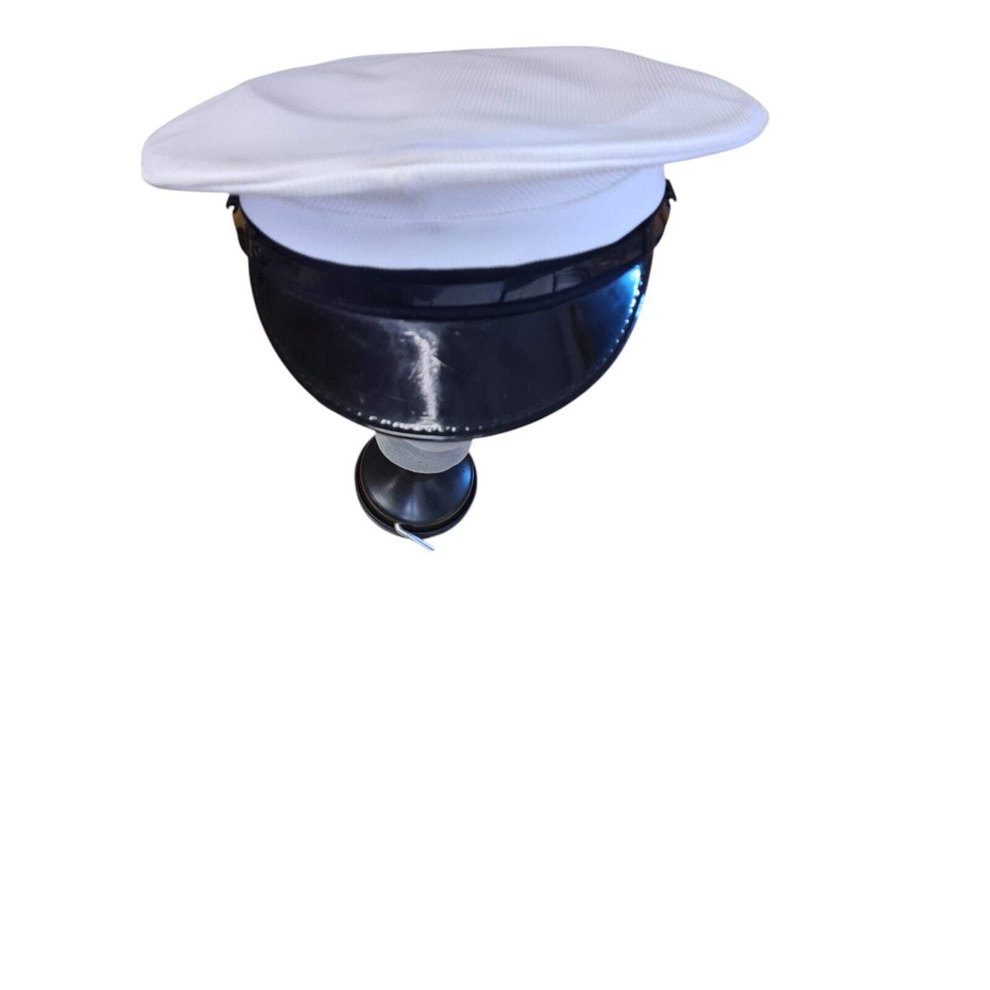 Genuine Royal Navy Class 1 White Officer Peaked Cap Size 58 Collector Film TV