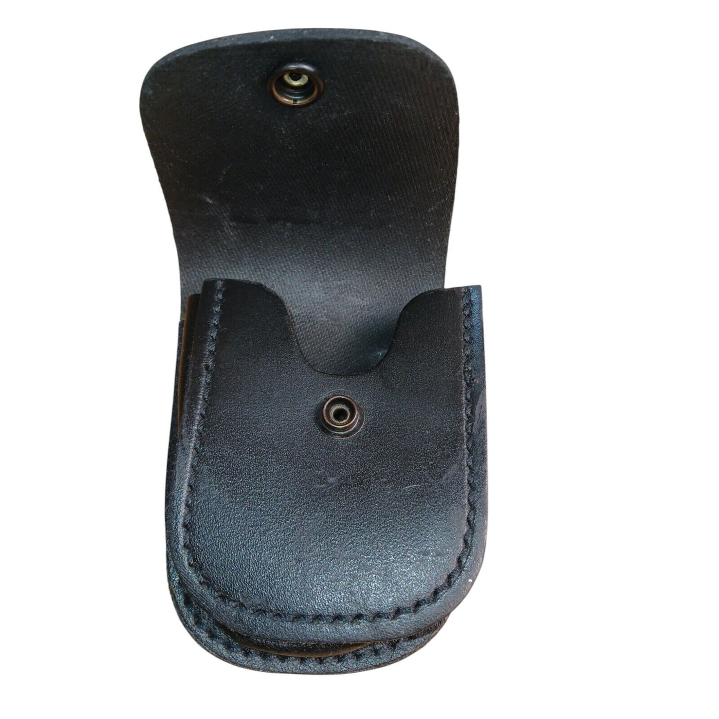 PWL Leather Handcuff Pouch Cuff Holder Restraints Black 9200 Belt Loop