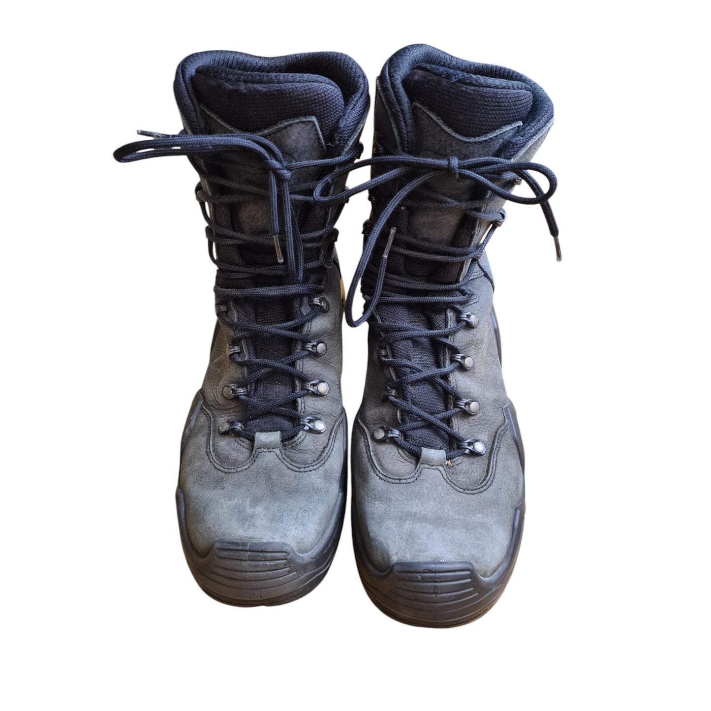 Lowa Goretex Boots Z-8 GTX Leather Size 11 Black Walking Hiking Militaria