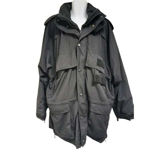 Cooneen Defence Jacket 3/4 Length Waterproof Coat Ex Police Security Black XL