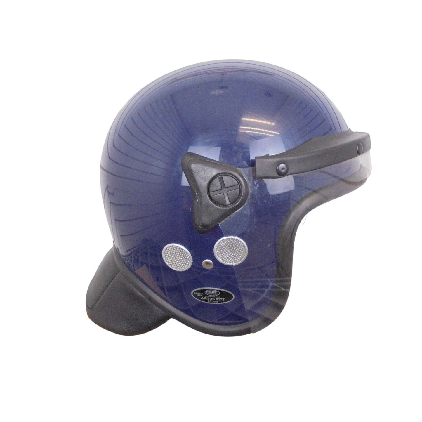 Ex Police Riot Helmet Argus 017T Blue Public Order Forces Security