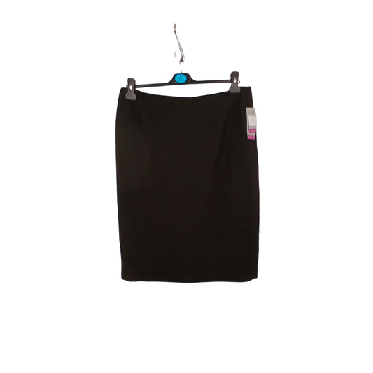 Black Lined Fitted Skirt Business Work School Various Sizes Back Split