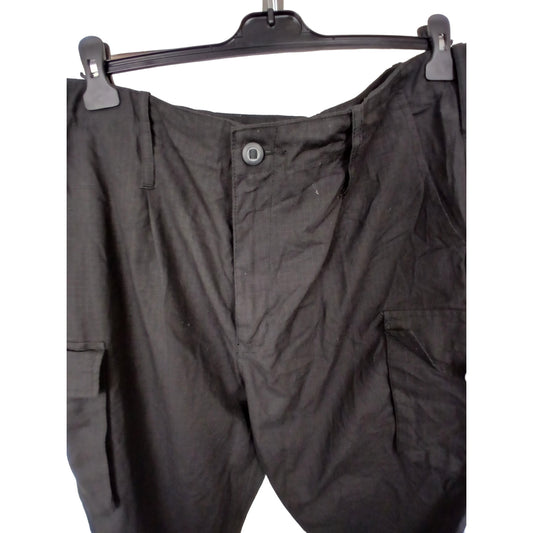 Mil-Com MOD Police Pattern Ripstop Trousers Black Tactical Security Size 40
