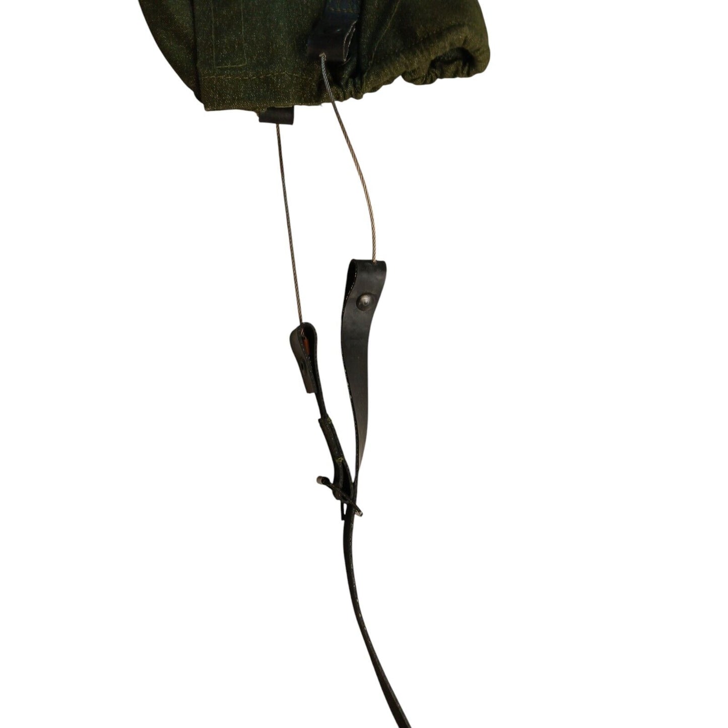 British Army Green Leg Gaiters GS Wire Rope Hiking Standard Size 1996