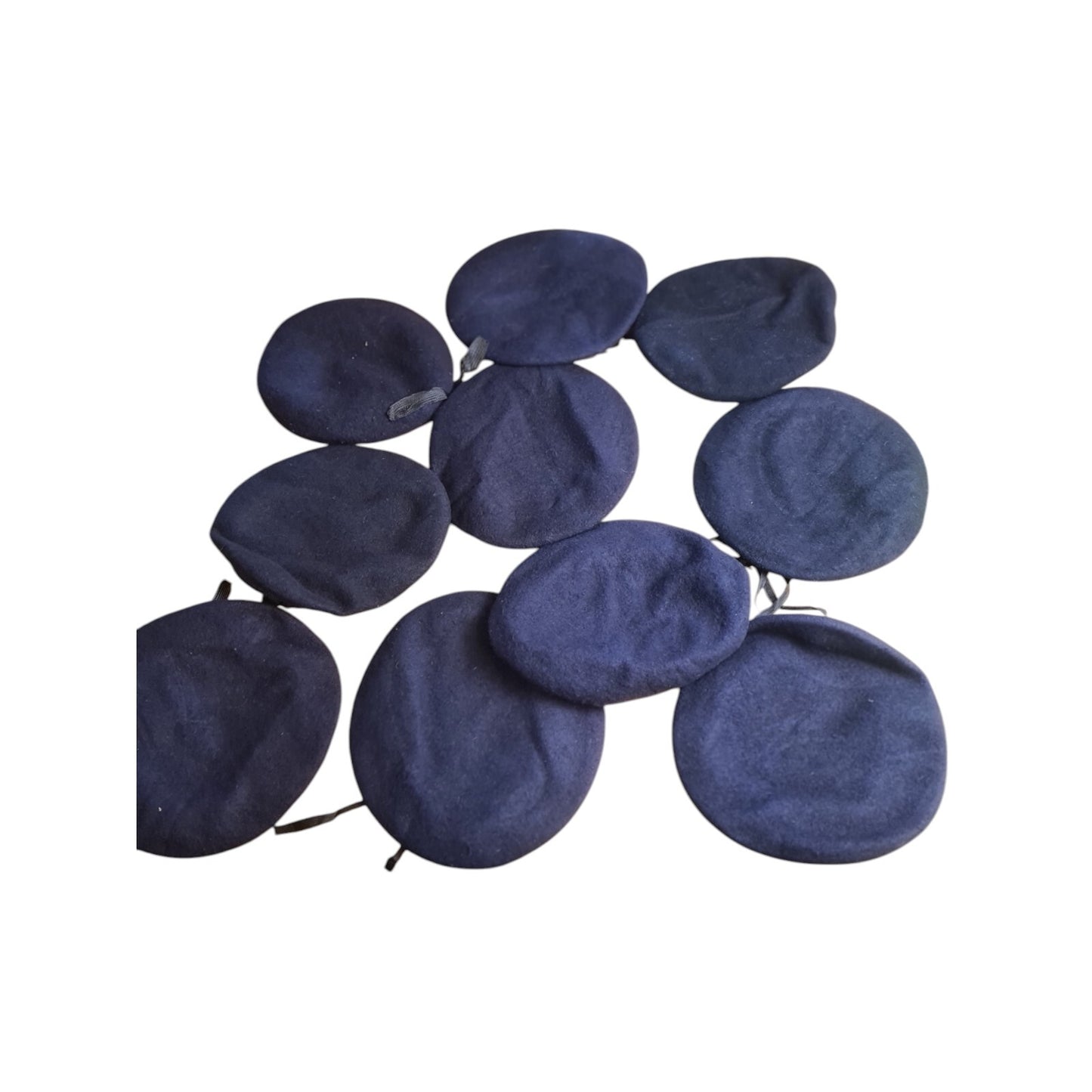 Wool Beret Bundle Military Issue Navy Blue x10 Various Sizes Ranks Services