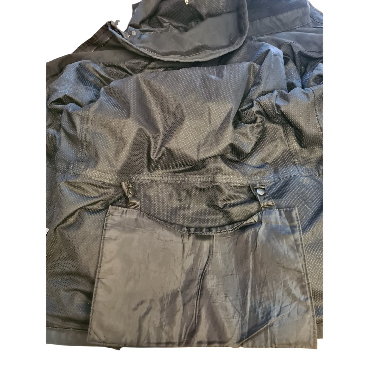 Arktis Rip Stop Smock 3/4 Coat Jacket Black Security Medium Wired Hood Ex Police