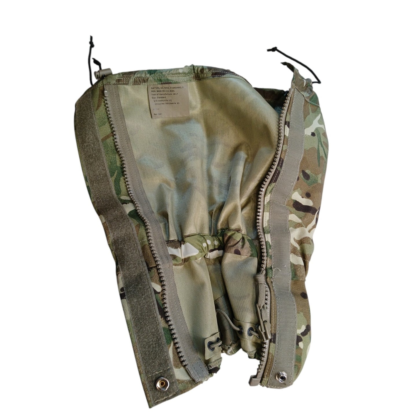 British Army Leg Gaiters MK2 MTP Camo Genuine Camouflage Waterproof Goretex