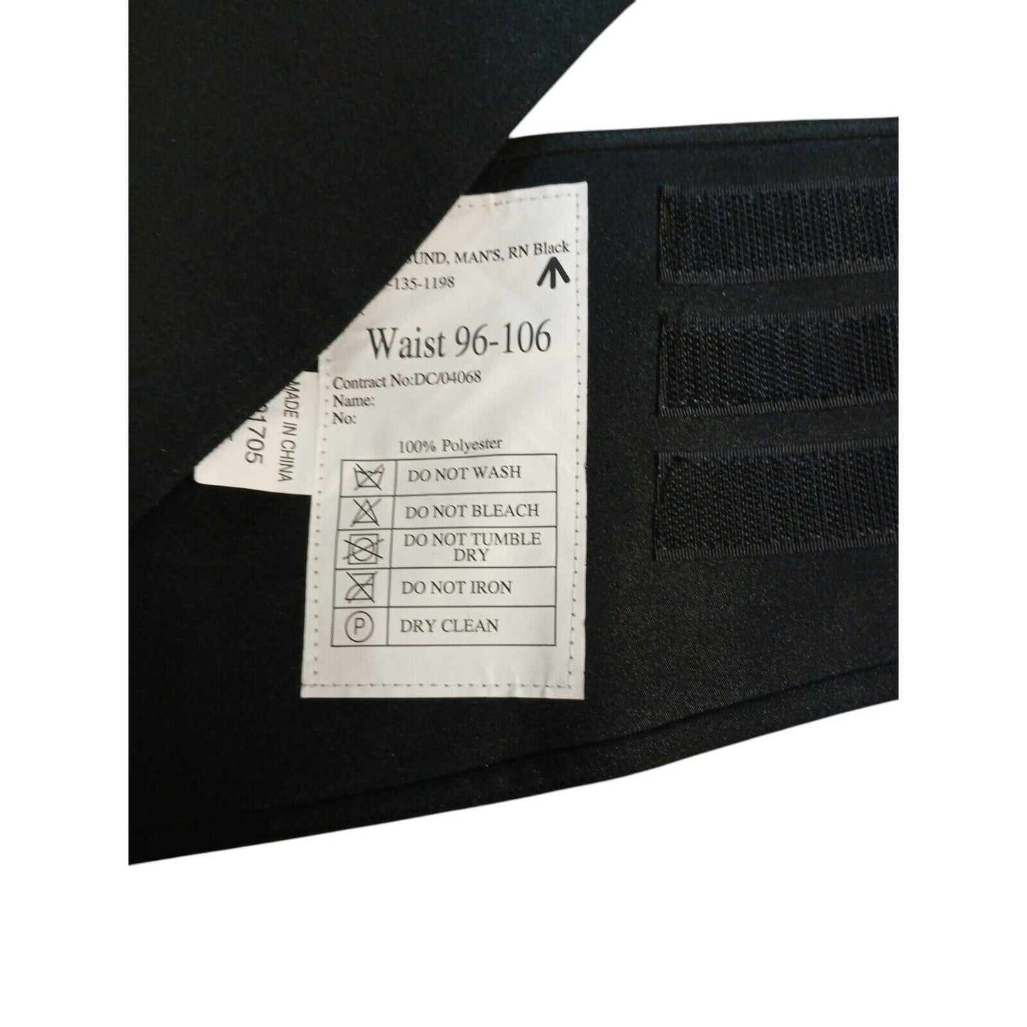 Genuine British Royal Navy Cummerbund Officers Issue Black Naval RN Ceremonial
