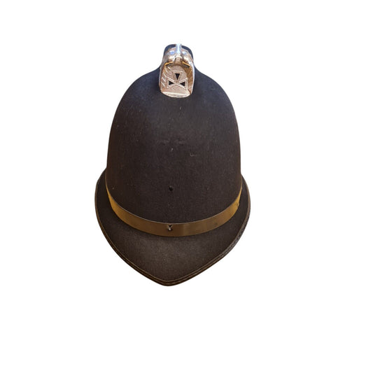 Police Coxcomb Custodian Helmet Black Band Senior Rank Collector TV Film A Grade
