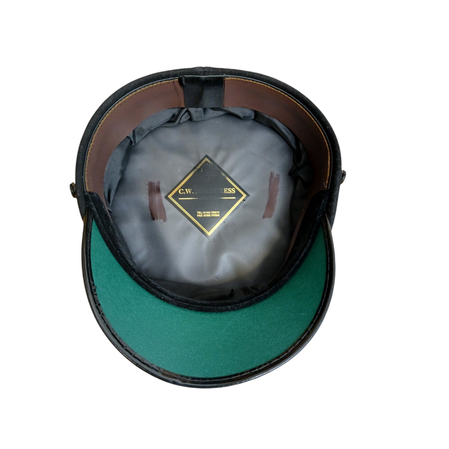 Traffic Officer Peak Cap Hat Black & White Ex Police Issue Collector B Grade