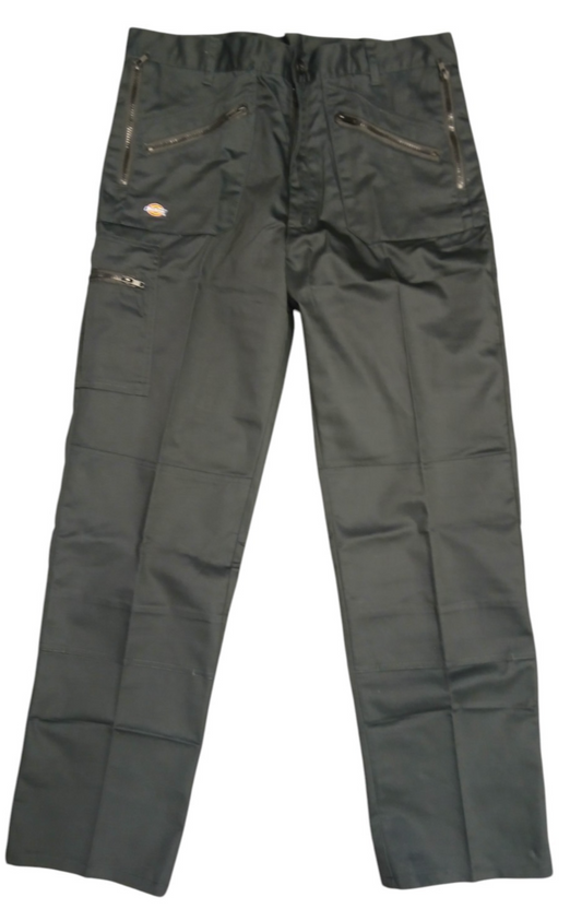 Mens Dickies WD814 Red Hawk Action Work Workwear Trousers Pants 36"-42'' Black