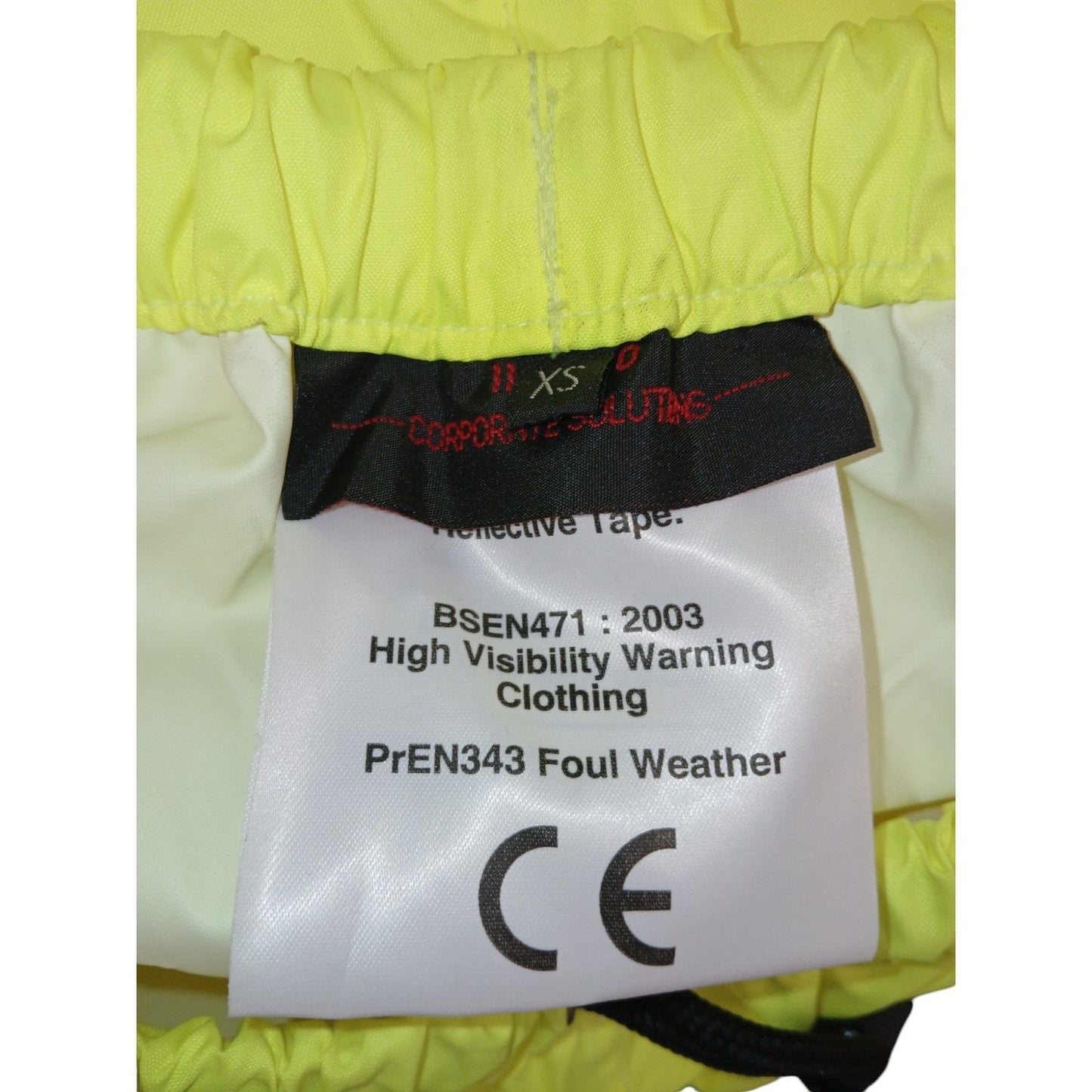 Ilasco Waterproof Trousers Hi Vis Hi Viz Overtrousers Reflective Breathable XS