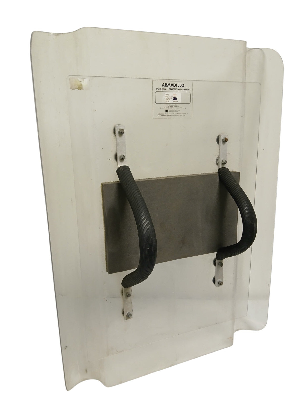 Riot Shield Interlocking Armadillo Rectangular Small 80cm x 57cm Ex Police