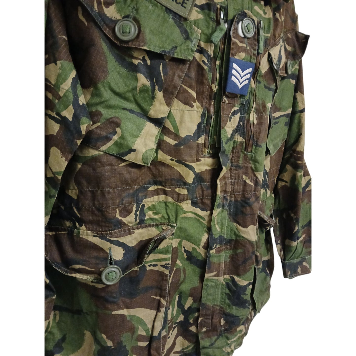 DPM Field Jacket Woodland Combat Smock Ripstop Coat Camoflauge Military