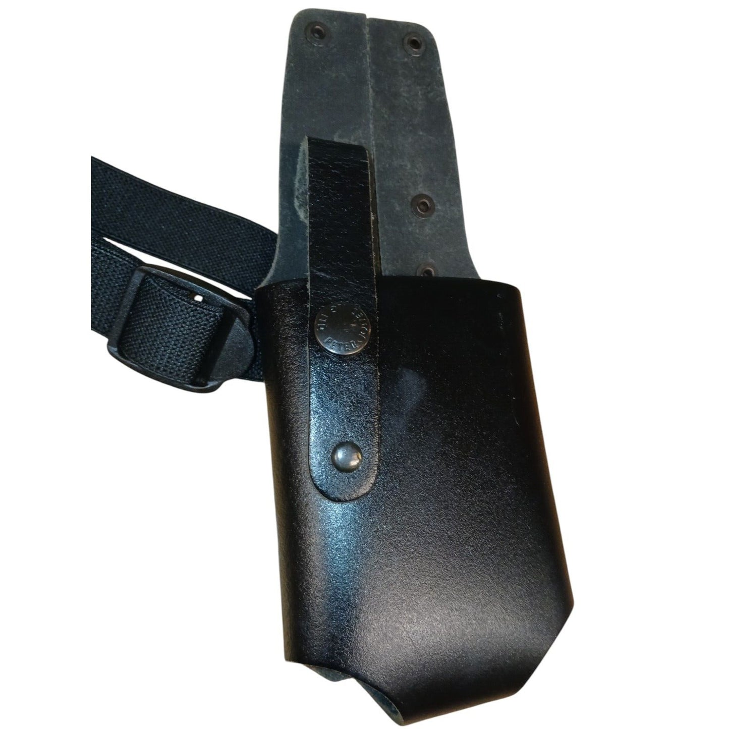 Peter Jones Harness Holster Gun Dock Leather Shoulder Body Strap Gun Police