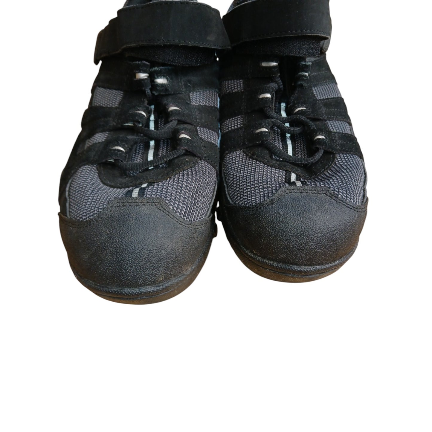 Endura Cycling Shoes Black Grey Size 11 Ex Police Lace Up Bike Bicycle