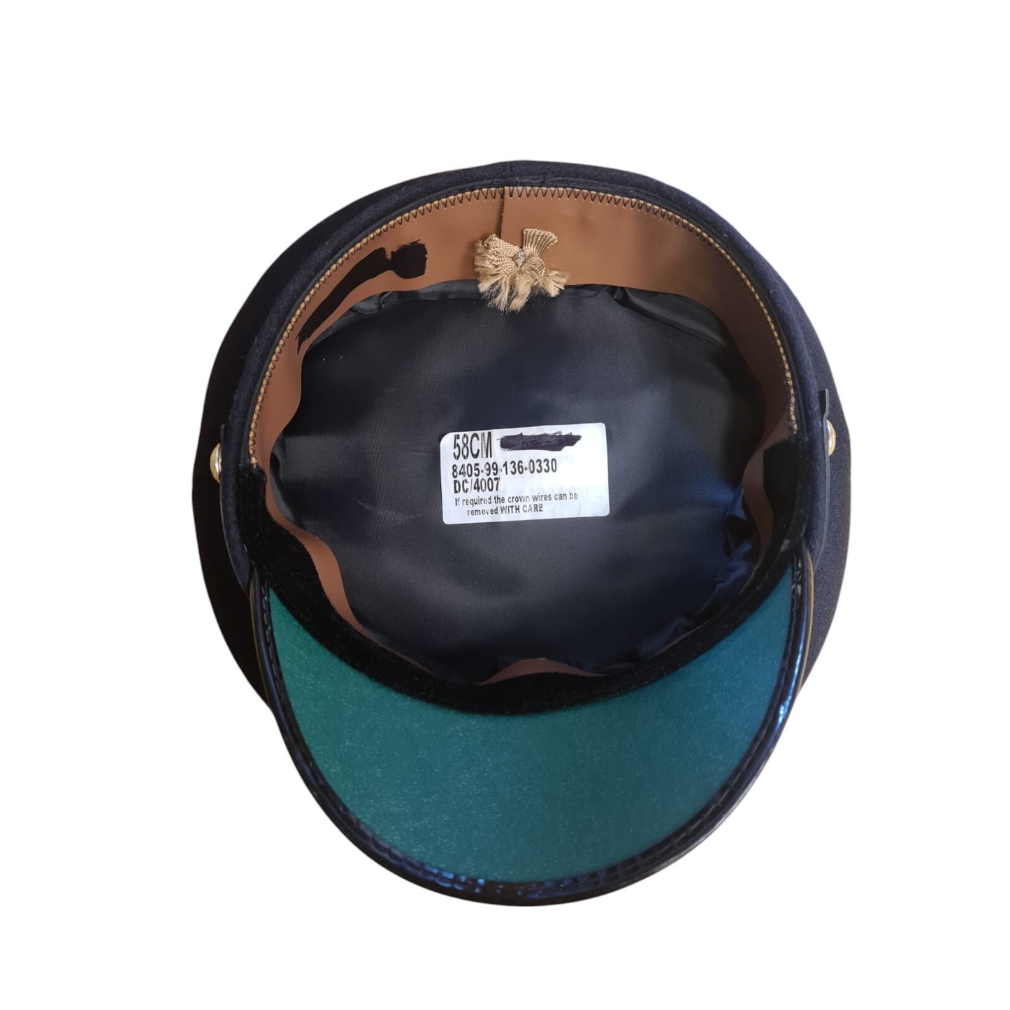 Genuine British Army Yorkshire Regiment Dress Peak Cap 58 Collector Military TV