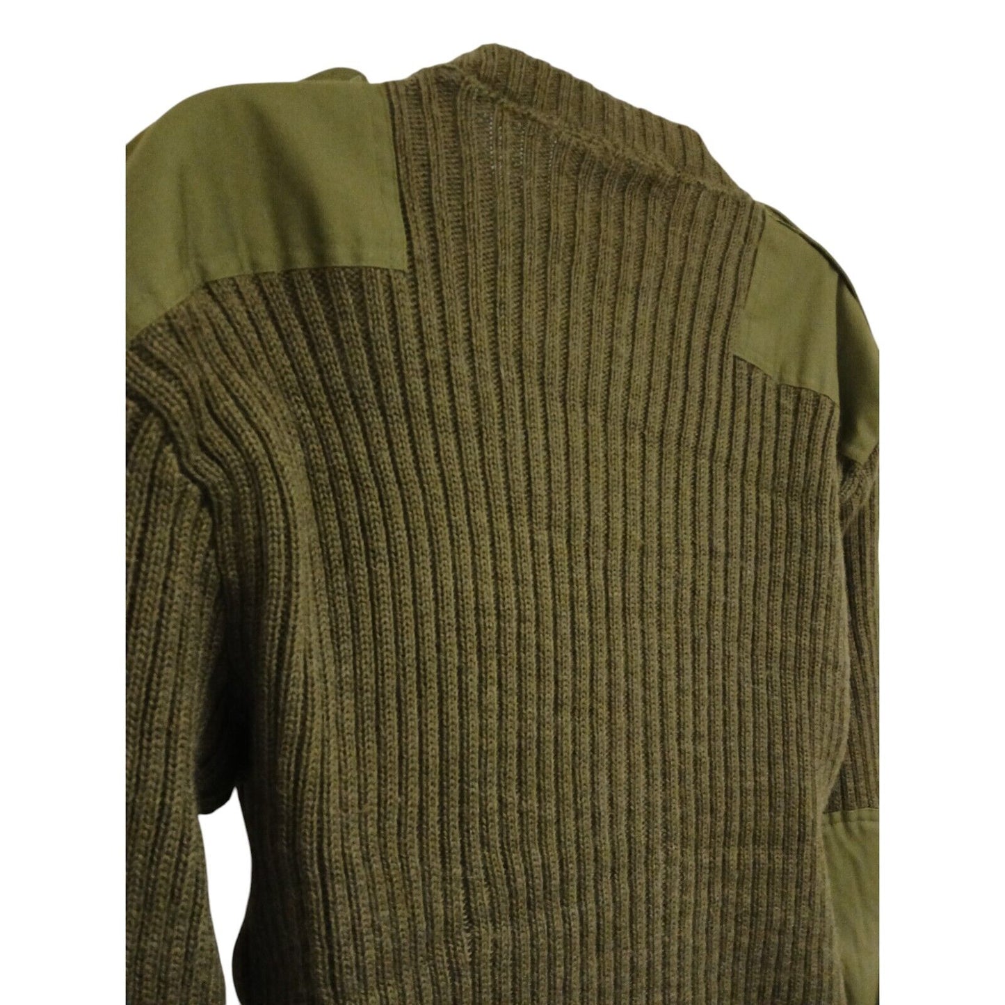 British PCS Utility Jumper Round Neck Olive Heavy 80% Wool Nylon Royal Marines