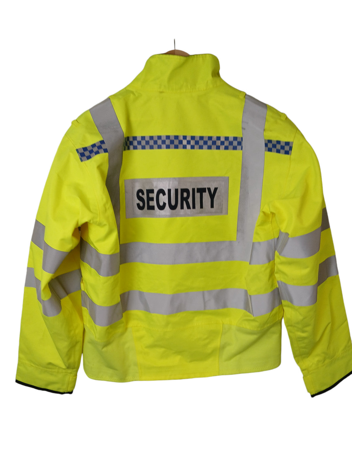 Hi Vis Hi Viz Security Jacket Bomber Blouson Breathable Waterproof Lightweight