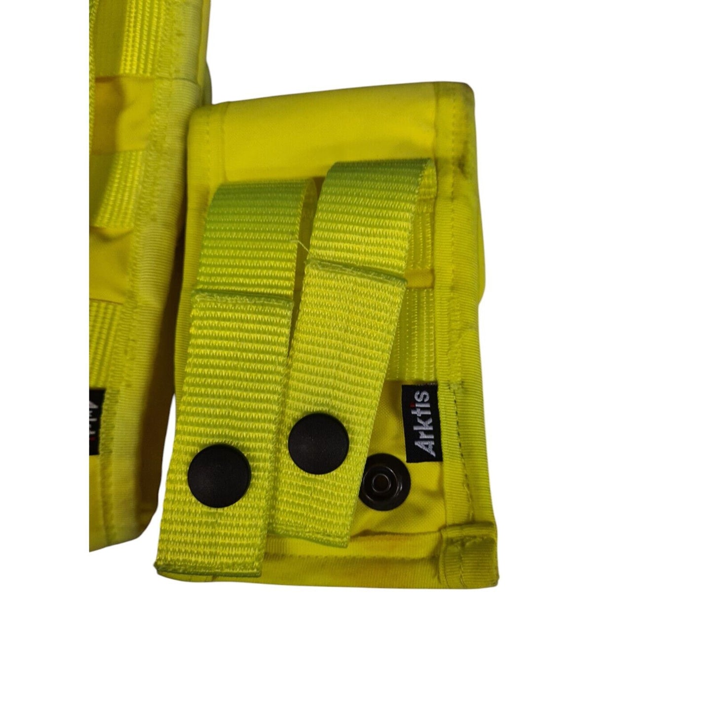 Arktis Molle Hi Vis Hi Viz Yellow Pouches x3 Bundle Ex Police Airsoft Security