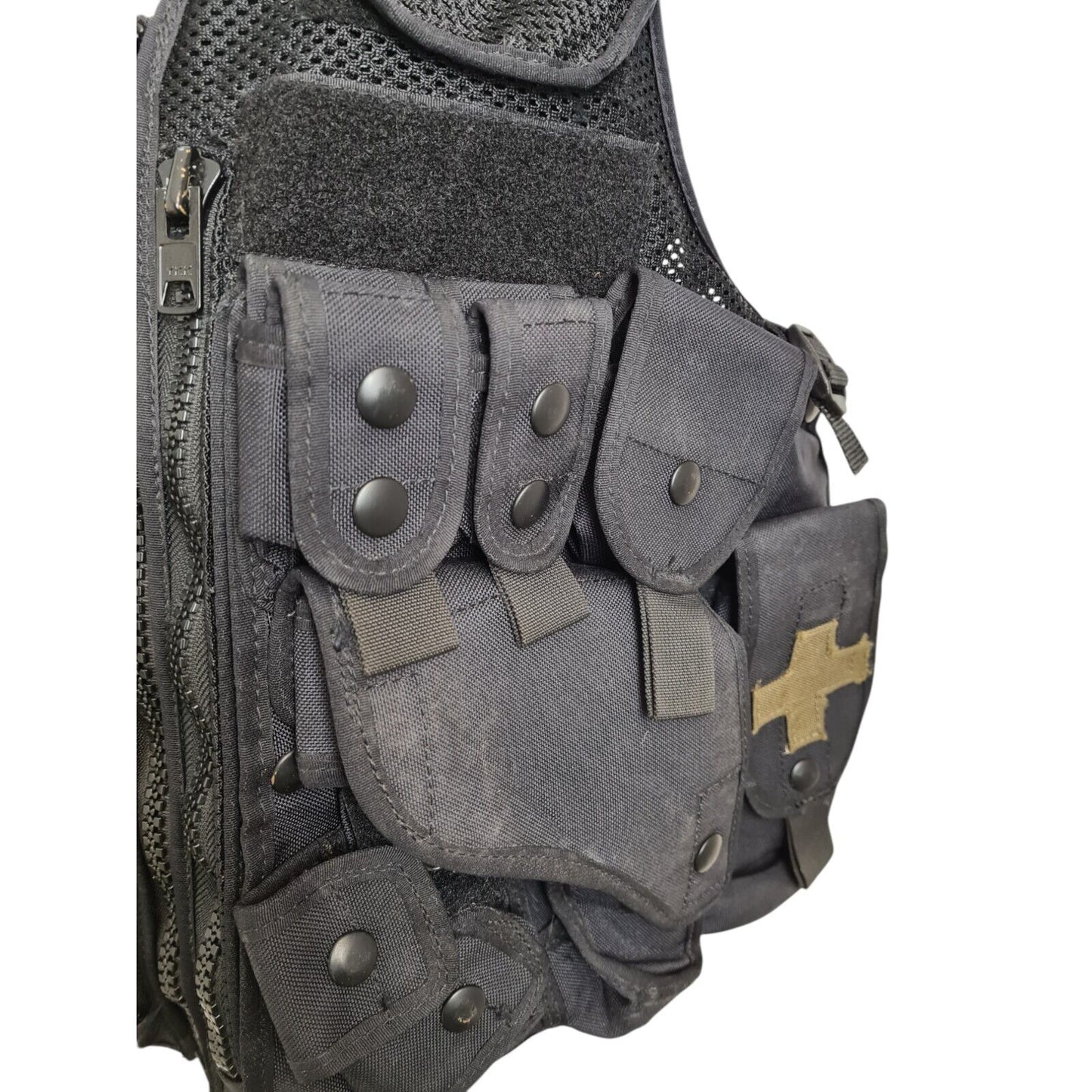 PWL Tactical Police Vest Integrated Pouches Security Airsoft Klickfast