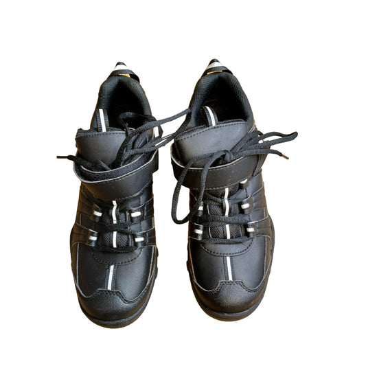 Endura Cycling Shoes Black Leather Bike Patrol Size 6 Unisex Clipless MTB SPD