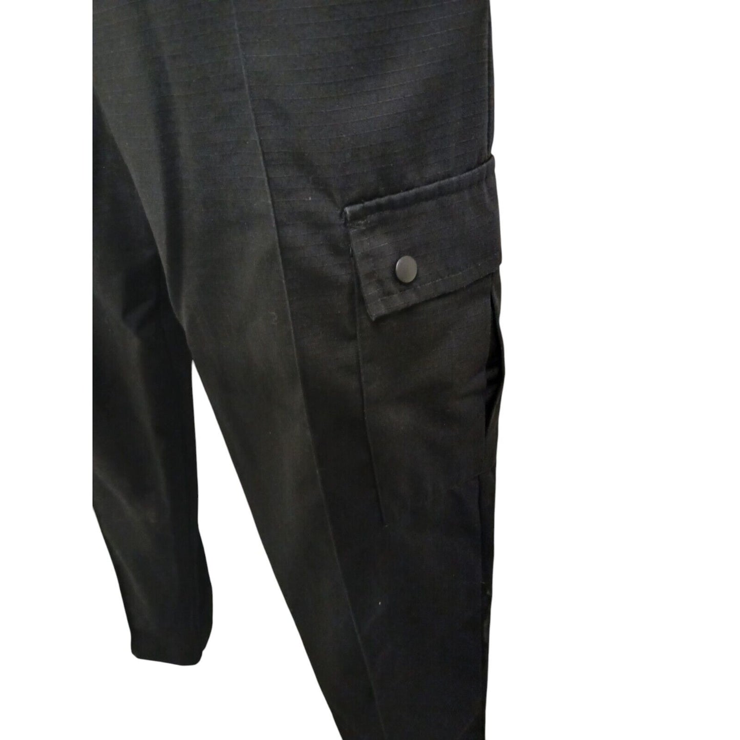 Ripstop Cargo Trousers Combat Ex Police Womens Black Uniform Security Officer